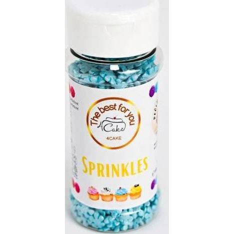 4Cake Sugar snowflakes blue pearl (60 g) Besky edition