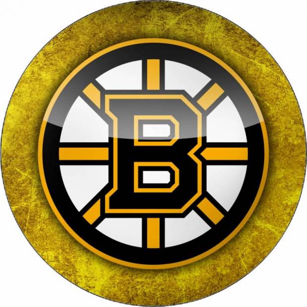 Jedlý papier Boston Bruins logo 19,5 cm