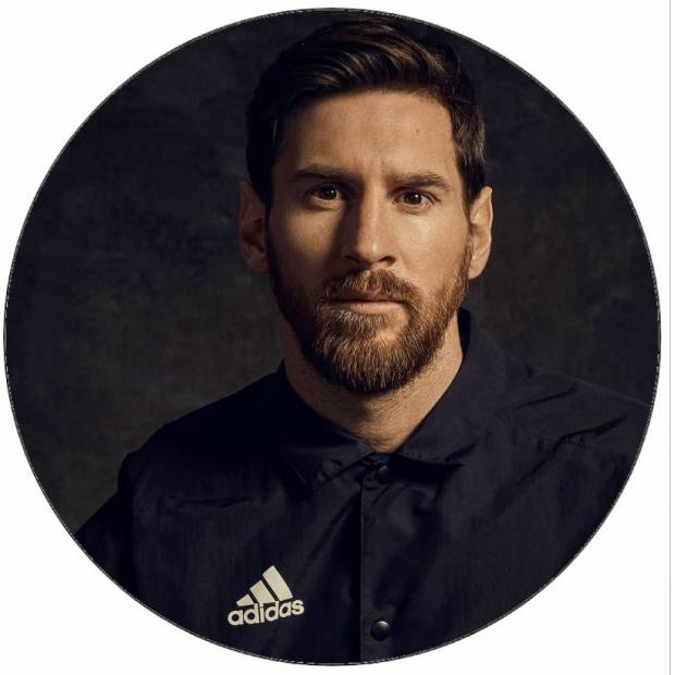 Jedlý papier Lionel Messi 19,5 cm