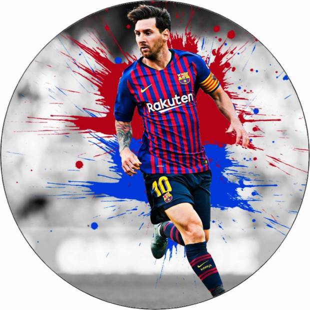 Jedlý papier Lionel Messi na zápase 19,5 cm
