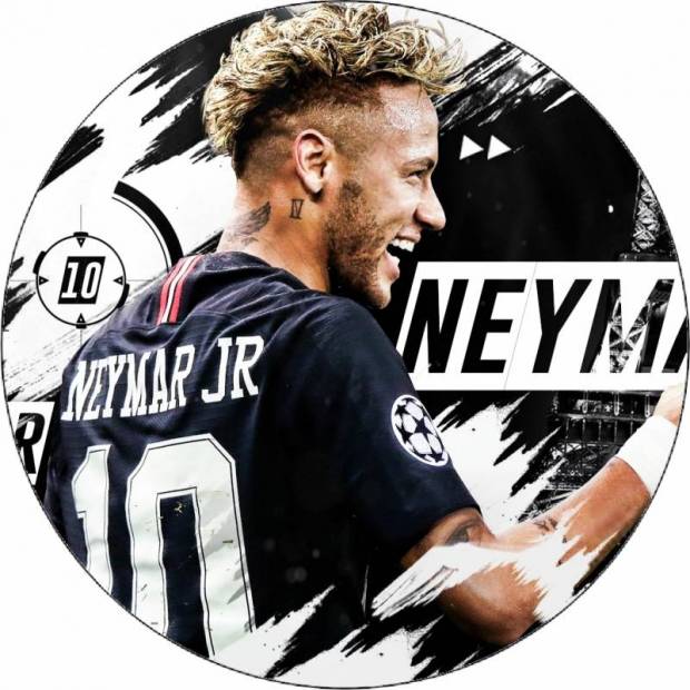 Jedlý papier Neymar v drese 19,5 cm