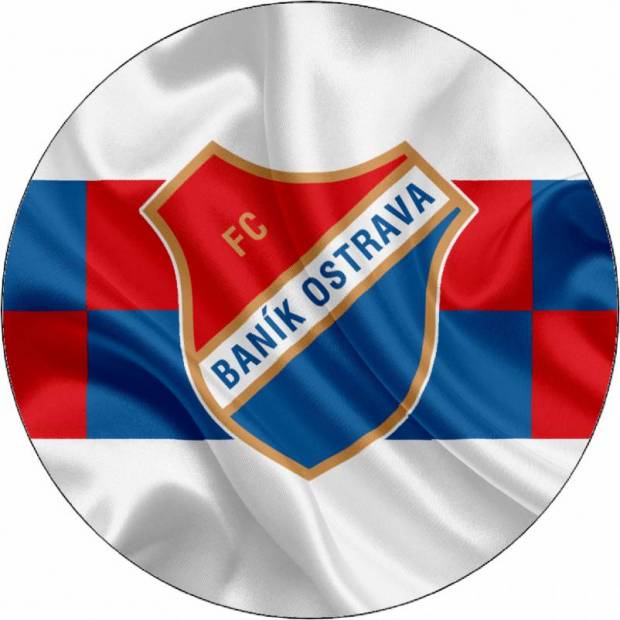 Jedlý papier Logo FCB Baník Ostrava 19,5 cm