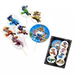 Cukrová figúrka Super Paws na zápichu