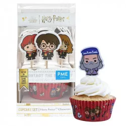 Košičky a zápichy Harry Potter, set 24 ks