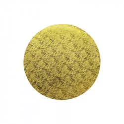 Pevná podložka zlatá 25 cm okrúhla sila 1,2 cm