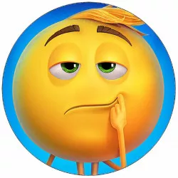 Jedlý papier Emoji vo filme 19,5 cm