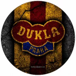 Jedlý papier Logo Dukla Praha 19,5 cm