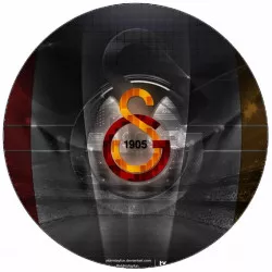 Jedlý papier logo Galatasaray 19,5 cm