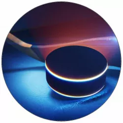 Jedlý papier hokejový puk 19,5 cm