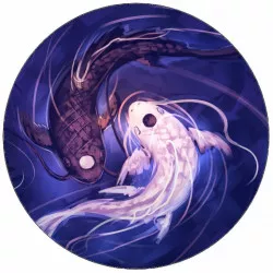 Jedlý papier koi kapry 19,5 cm