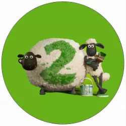 Jedlý papier ovečka Shaun 2 19,5 cm