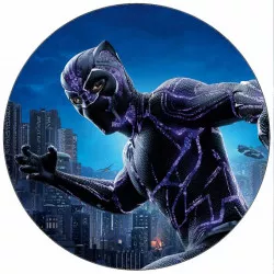 Jedlý papier Avengers Black Panther vo meste 19,5 cm