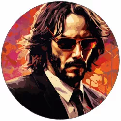 Jedlý papier John Wick 19,5 cm