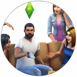Jedlý papier The Sims postavy zo hry 19,5 cm