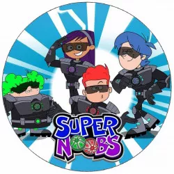 Jedlý papier Supernoobs 19,5 cm