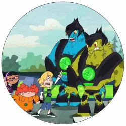 Jedložiteľný papir Supernoobs a mimozemšťania 19,5 cm