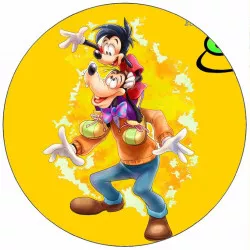 Jedlý papier Goofy a Max 19,5 cm