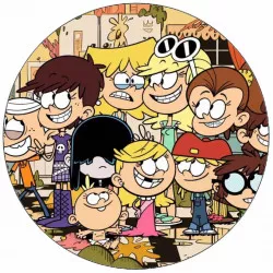 Jedlý papier Loud House veľká rodina 19,5 cm