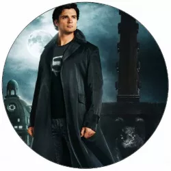 Jedlý papier Smallvile Clark Kent v čiernom kabáte 19,5 cm