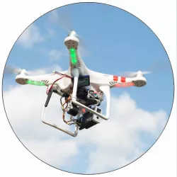 Jedlý papier lietajúci dron 19,5 cm