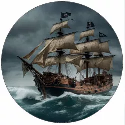 Jedlý papír lodička na moři za bouře 19,5 cm