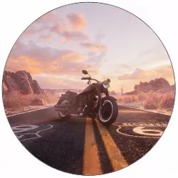 Jedlý papier motocykl na Route 66 19,5 cm