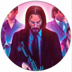 Jedlý papier John Wick postavy 19,5 cm
