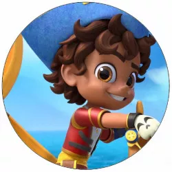 Jedlý papier Santiago bráže more Santiago 19,5 cm