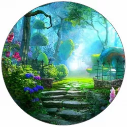 Jedlý papier kúzelná záhrada 19,5 cm