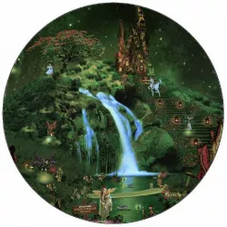 Jedlý papier tajomná záhrada 19,5 cm