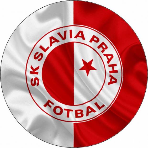 Jedlý papier Logo Slavia original 19,5 cm