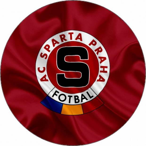 Jedlý papier Logo Sparta Praha 19,5 cm