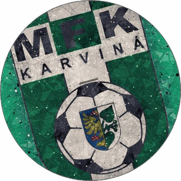 Jedlý papier Logo MFK Karviná 19,5 cm