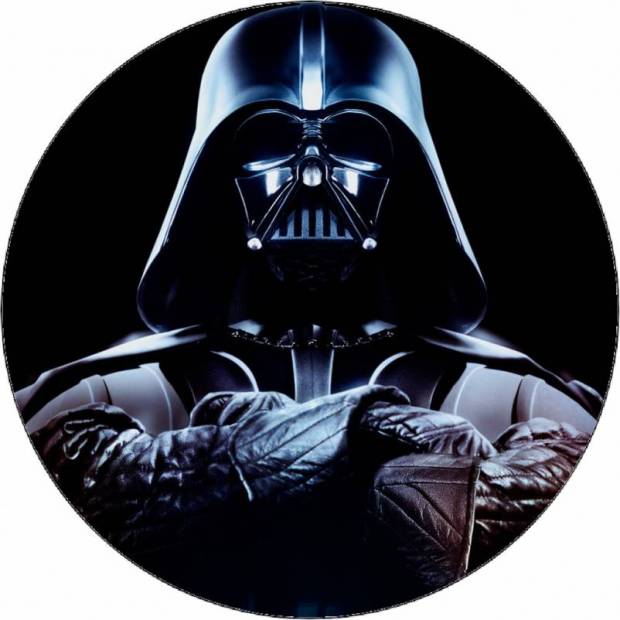 Jedlý papier Star wars Darth Vader tmavé pozadie 19,5 cm