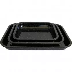 Slepič smaltovaný pečiací plech 29 x 23 x 5 cm, vyrobené pre BELIS/SFINX