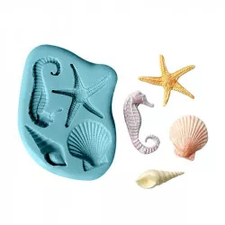 Silikónová forma – more, 10 × 7 cm