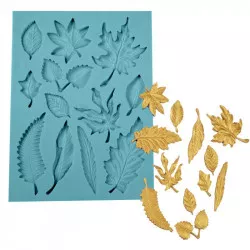 Silikónová formička listy 15x12cm