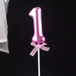 Rúžový zápich do torty číslo 1