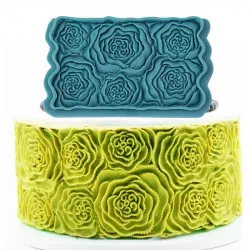 Silicone form for rose surfaces 17,5x10,5 cm