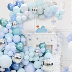 Balónová girlanda svetlo modrá
