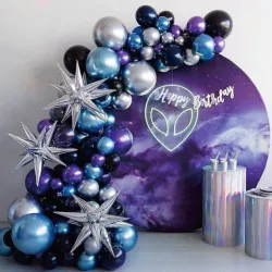 Balóniková girlanda vesmír 131ks