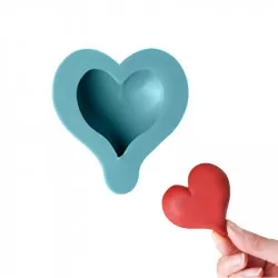 Silicone formička – srdce – 8,5x8 cm
