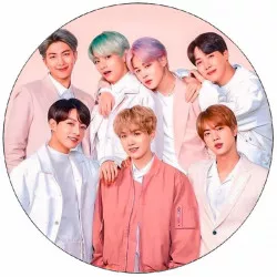 Jedlý papier BTS kapela 19,5 cm