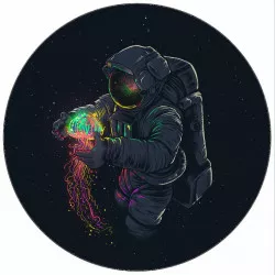 Pojem jedlý papier astronaut vo vesmíre 19,5 cm