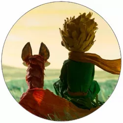 Jedlý papir Malý princ a líštička sedící 19,5 cm