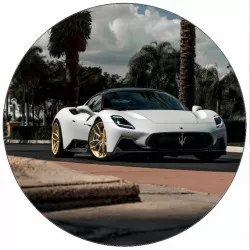 Jedlý papier biele Maserati 19,5 cm