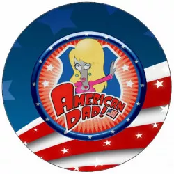 Jedlý papier Americký otec logo 19,5 cm