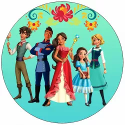 Jedlý papier Elena z Avaloru a priatelia 19,5 cm