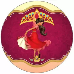 Jedlý papier Elena z Avaloru v logu 19,5 cm