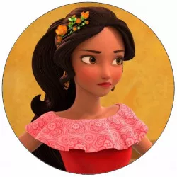 Jedlý papier Elena z Avaloru s kvetom vo vlasoch 19,5 cm
